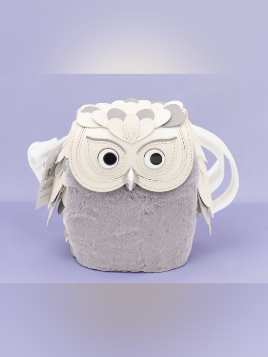 kate spade Handbags - Kate Spade Hoot Gray 3D Owl Crossbody Bag & Dustbag KE579 Limited Edition NWT